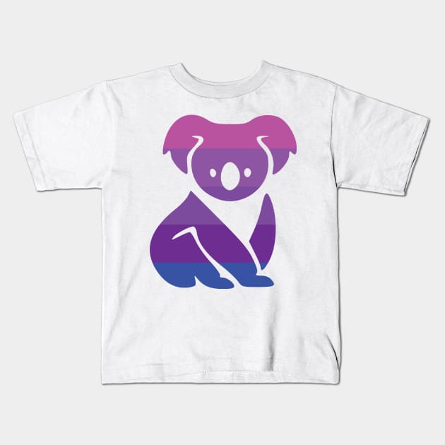 Pride Koala - Trans Pride Flag Kids T-Shirt by SNAustralia